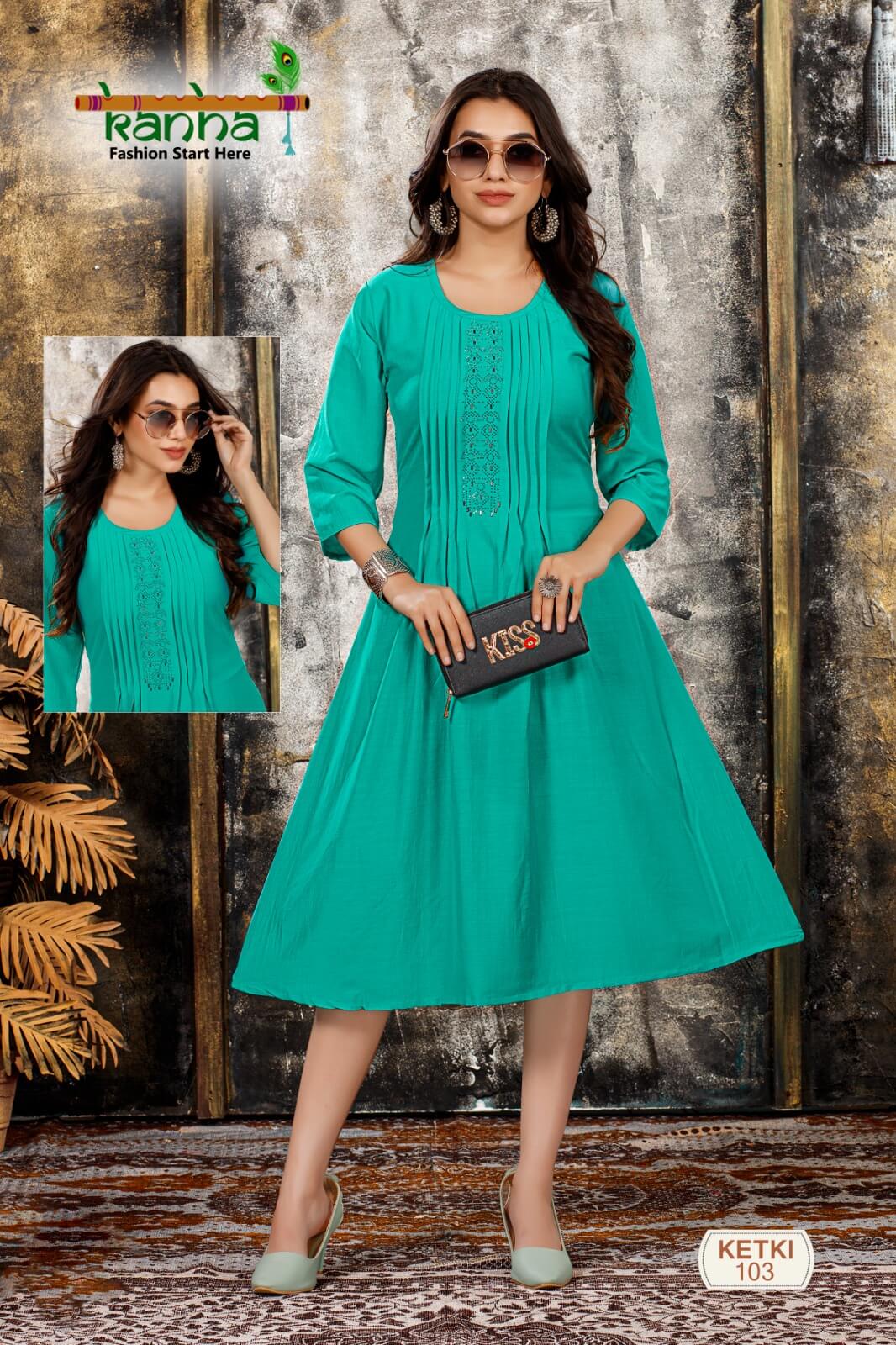 Kanha Kekti Party Wear Kurtis Catalog
